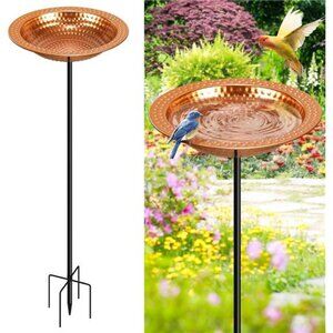 Metal Bird Bath Stand for Outdoors Garden, Bird Baths Birdbaths Bowl